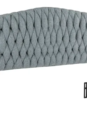 Braided Matisse Twin Headboard Blue By LumiSource Worldwide Shipping