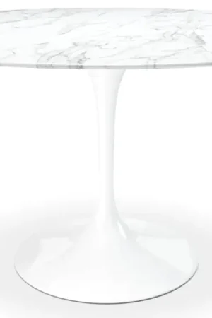 Viral Tulip Marble Dining Table - 60" Round By Modholic