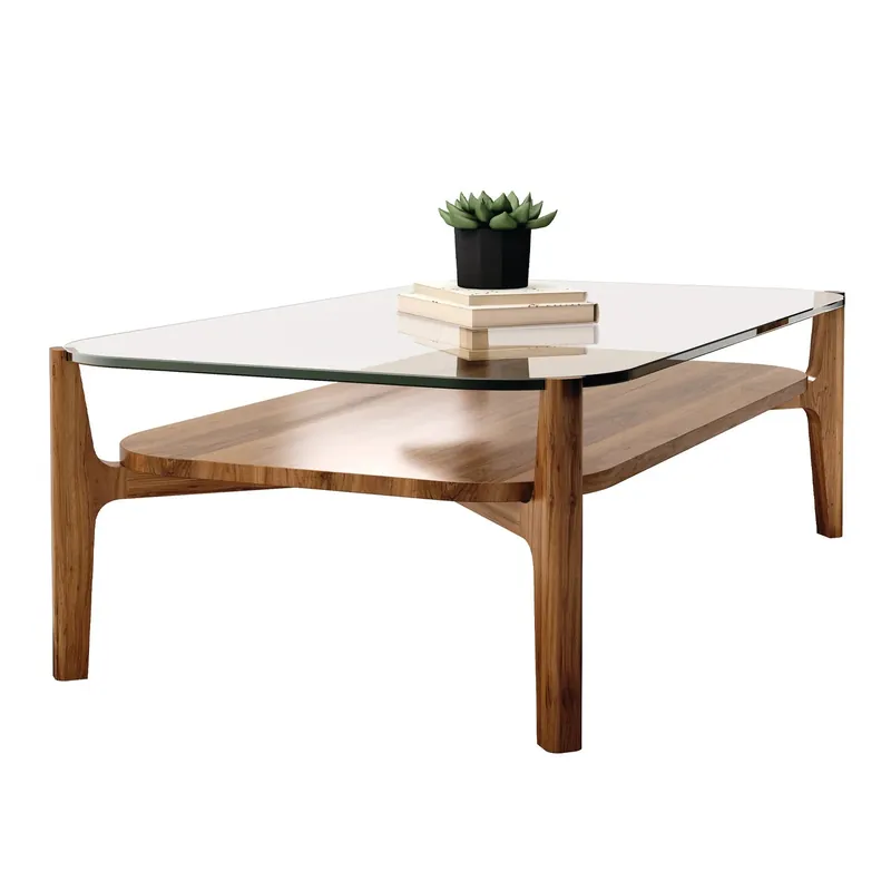 Super Sale Soho Coffee Table, Walnut, Rectangle By World Modern Design