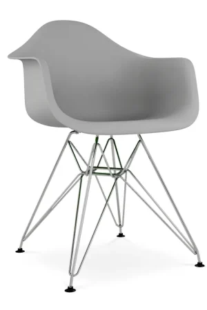 Tower Armchair, Gray By World Modern Design Authentic