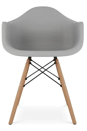 Secure Checkout Pyramid Armchair, Gray By World Modern Design