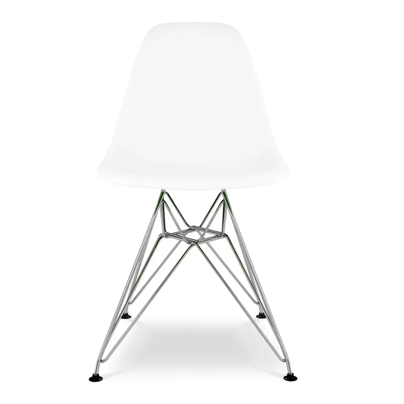 Tower Dining Chair, White By World Modern Design Hassle-Free Returns