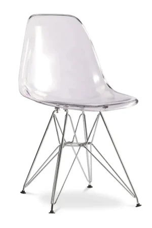 Tower Dining Chair, Clear By World Modern Design Seasonal Sale