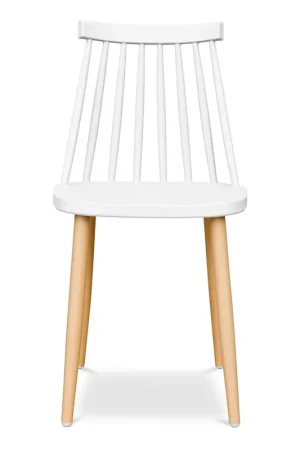 Spindle Dining Chair, White By World Modern Design Fan Favorite