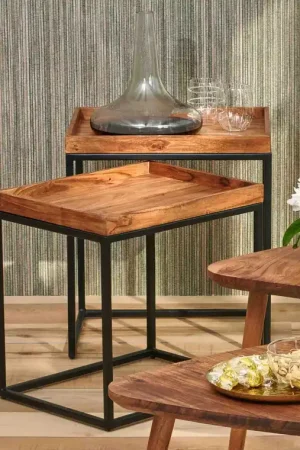 Chicago Side Table-Set/2 By Texture Designideas Deal