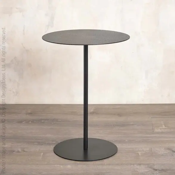 Warranty Included Miami Side Table-Black By Texture Designideas