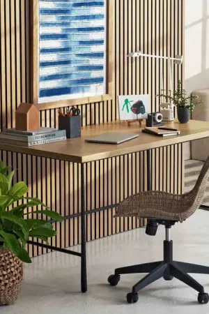 Ormond Task Chair-Natural By Texture Designideas Handmade