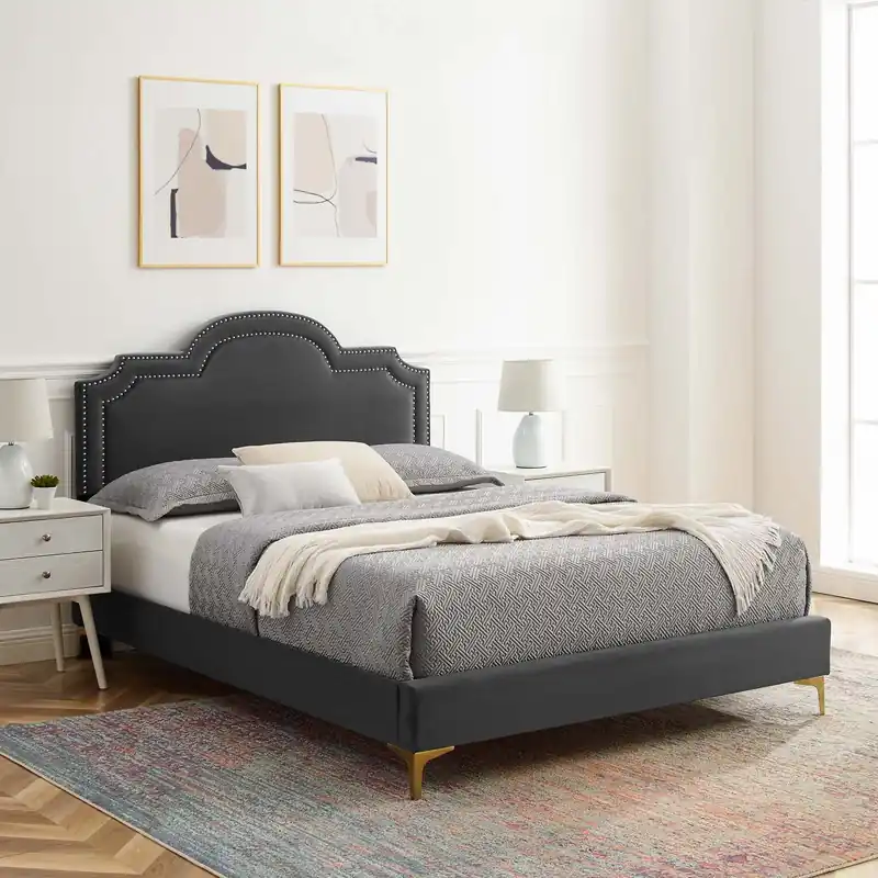 Top Rated Aviana Performance Velvet Queen Bed By Modway - MOD-6819