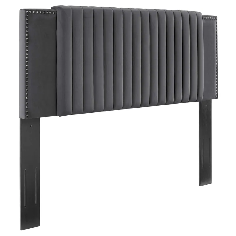Felicity Channel Tufted Performance Velvet Twin Headboard By Modway - New Arrival