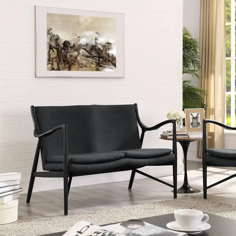 Makeshift Upholstered Fabric Loveseat By Modway - EEI-1441 New Release
