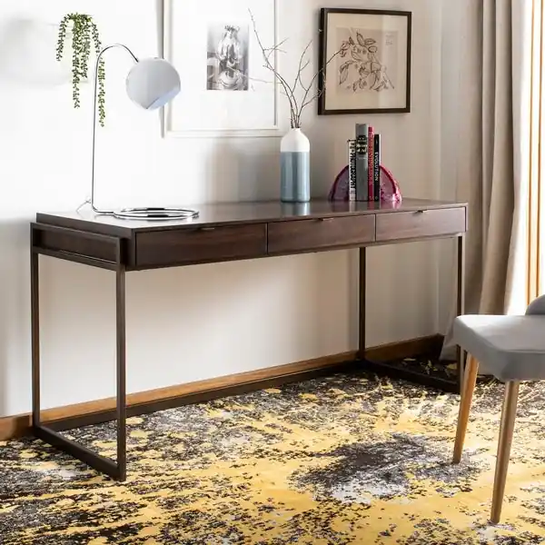 Safavieh Genevieve Writing Desk - Brown Trusted Brand
