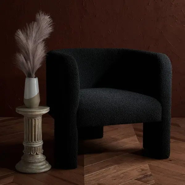 Genuine Safavieh Sammie 3 Leg Accent Chair - Black