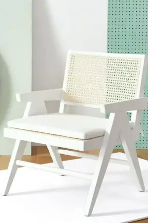 Wholesale Safavieh Colette Rattan Accent Chair - White