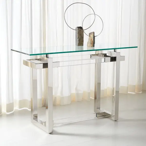 Place Order Safavieh Montrelle Acrylic Console Table - Silver