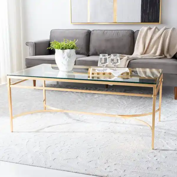 Safavieh Abelard Cocktail Table - Gold Limited Offer