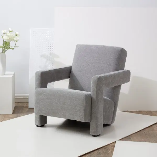 Safavieh Taylor Modern Velvet Acc Chair - Gray Original