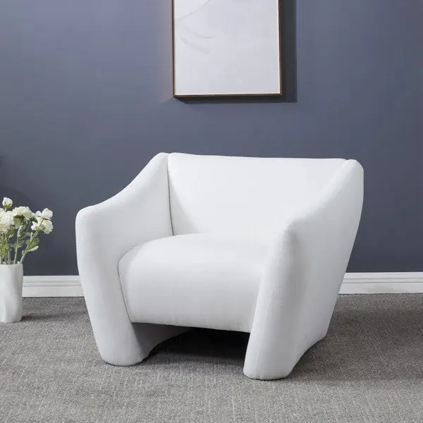 Safavieh Stefanie Modern Accent Chair - White Buy Direct