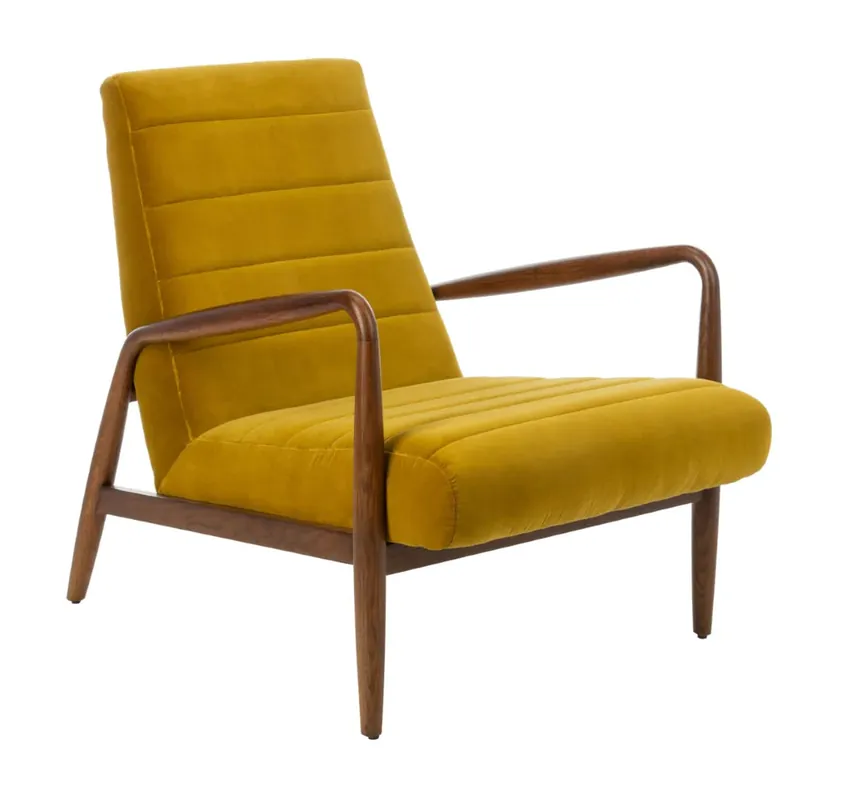 Safavieh Willow Channel Arm Chair - Gold Seasonal Sale