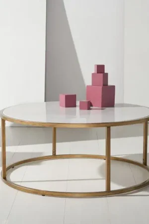Affordable Safavieh Brynna Rd Marble Coffee Table - Bronze
