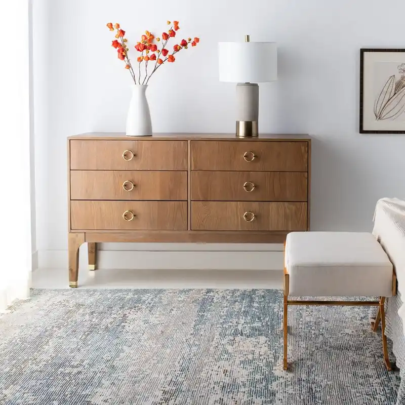 Cheap Safavieh Lorna Contemporary Dresser - Rustic Oak