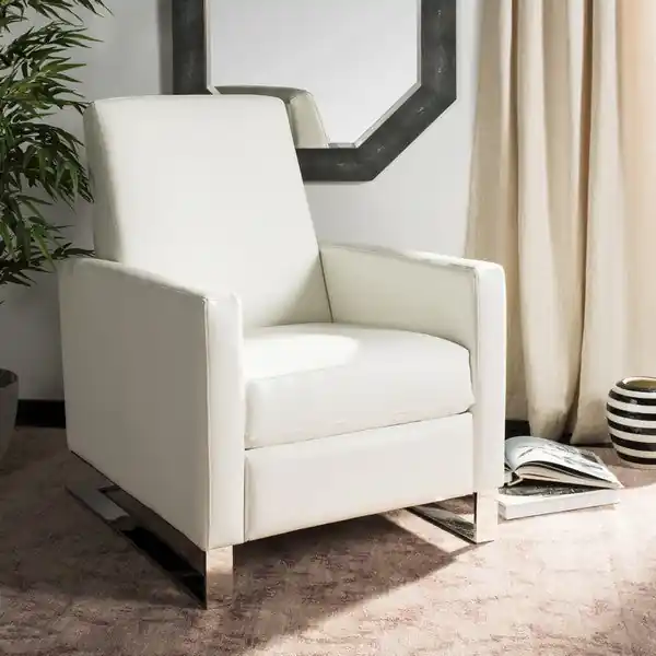 Buy Direct Safavieh Brenton Recliner Chair - White