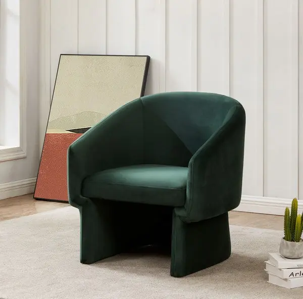 Time-Limited Safavieh Susie Barrel Back Accent Chair - Forest Green