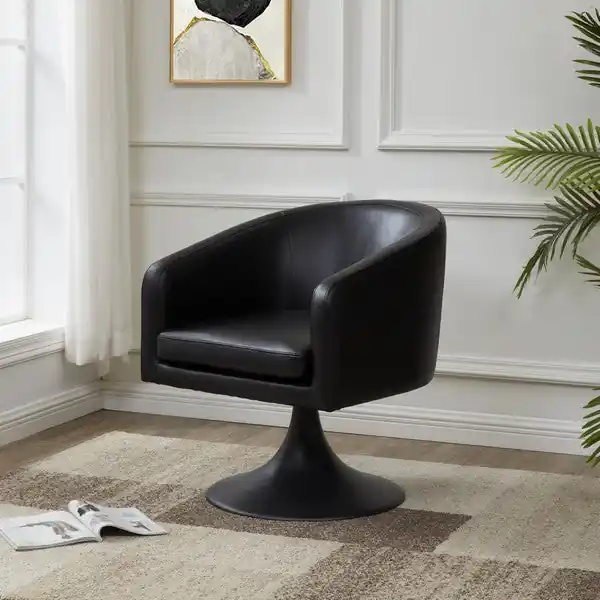 Safavieh Gonzalez Pedastal Chair - Black Best Seller