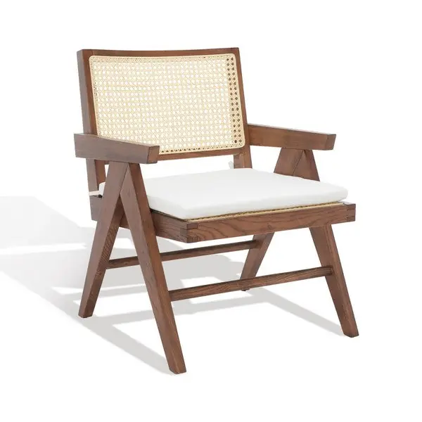 Safavieh Colette Rattan Accent Chair - Walnut Exclusive