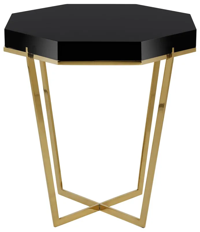 Safavieh Danna End Table - Gold Authentic