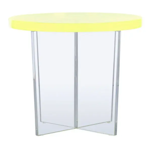 Safavieh Edwards Acryllic Accent Table - Neon Weekend Sale