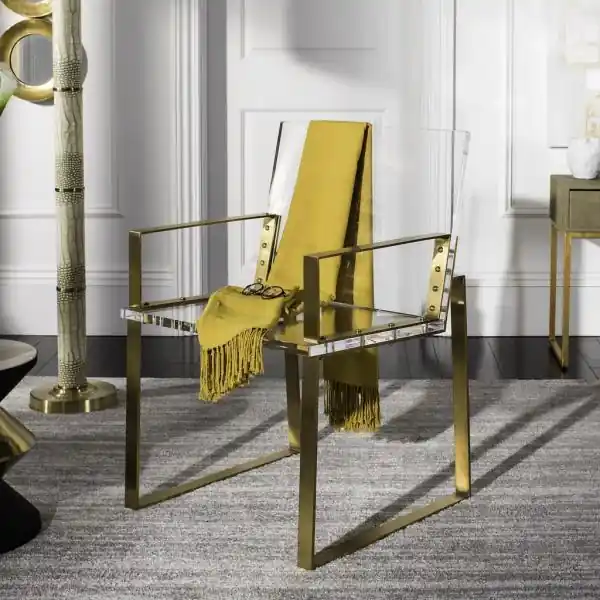 High Quality Safavieh Langston Chair - Clear