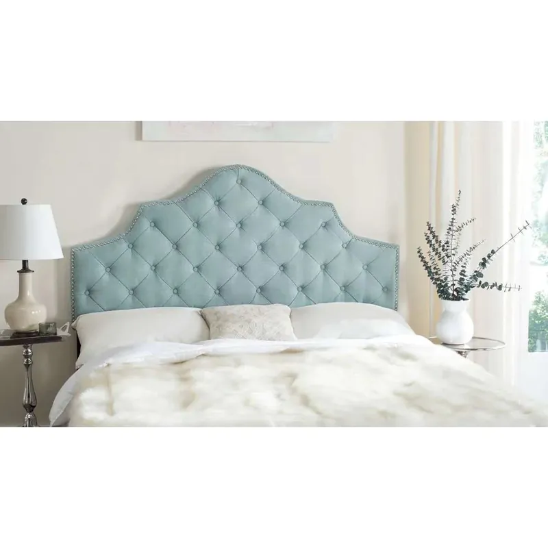 Premium Safavieh Arebelle Queen Headboard Queen Size - Sky Blue