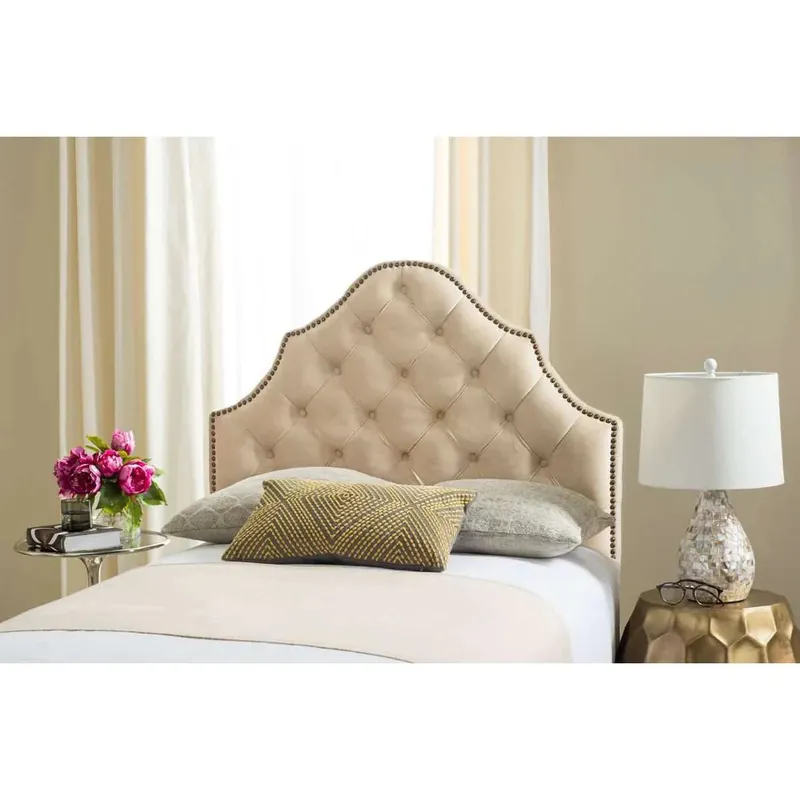 Safavieh Arebelle Twin Headboard Twin Size - Buckwheat Final Sale