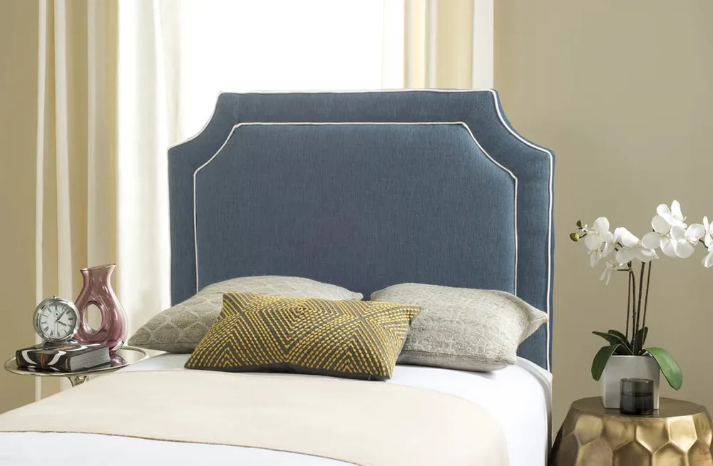 Safavieh Dane Twin Headboard Twin Size - Navy New Release