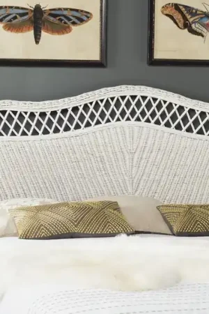 Top Pick Safavieh Sephina Headboard Queen Size - White