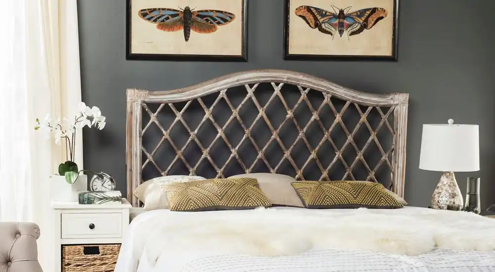 Safavieh Gabrielle Headboard Queen Size - Antique While Supplies Last