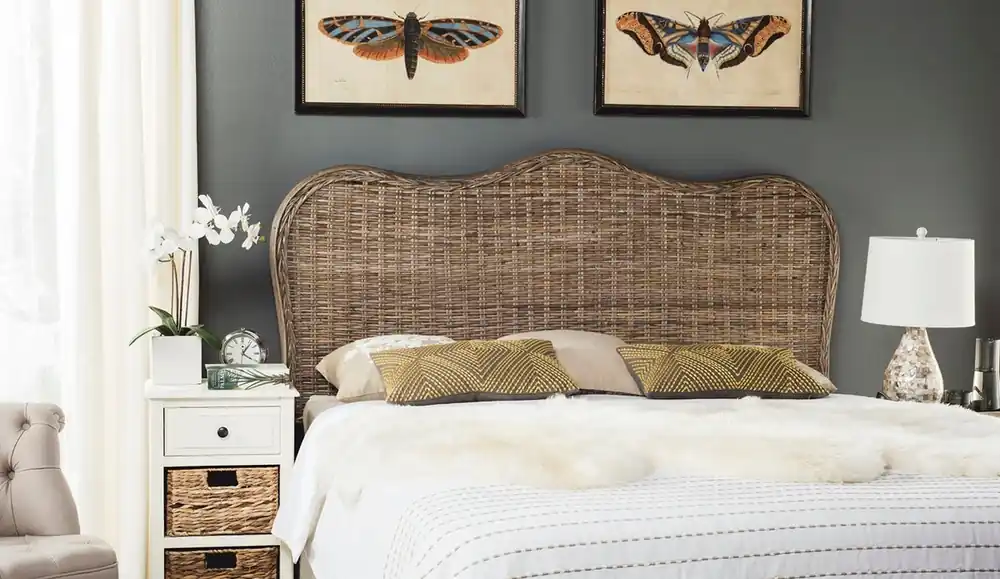 Safavieh Imelda Headboard Twin Size - Grey Time-Limited
