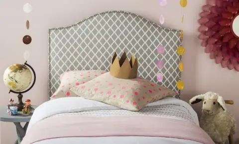 Handmade Safavieh Connie King Headboard King Size - Grey