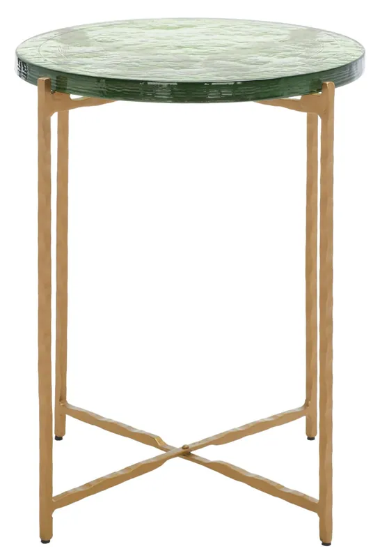 Reduced Price Safavieh Tengah Round Glass Accent Table - Green