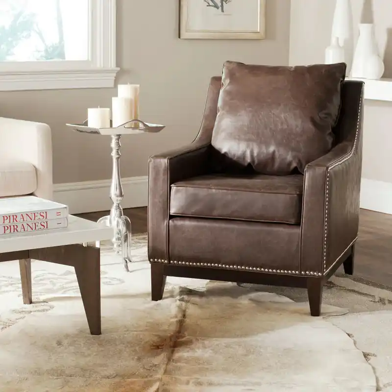 Low Price Safavieh Colton Club Chair - Antique Brown
