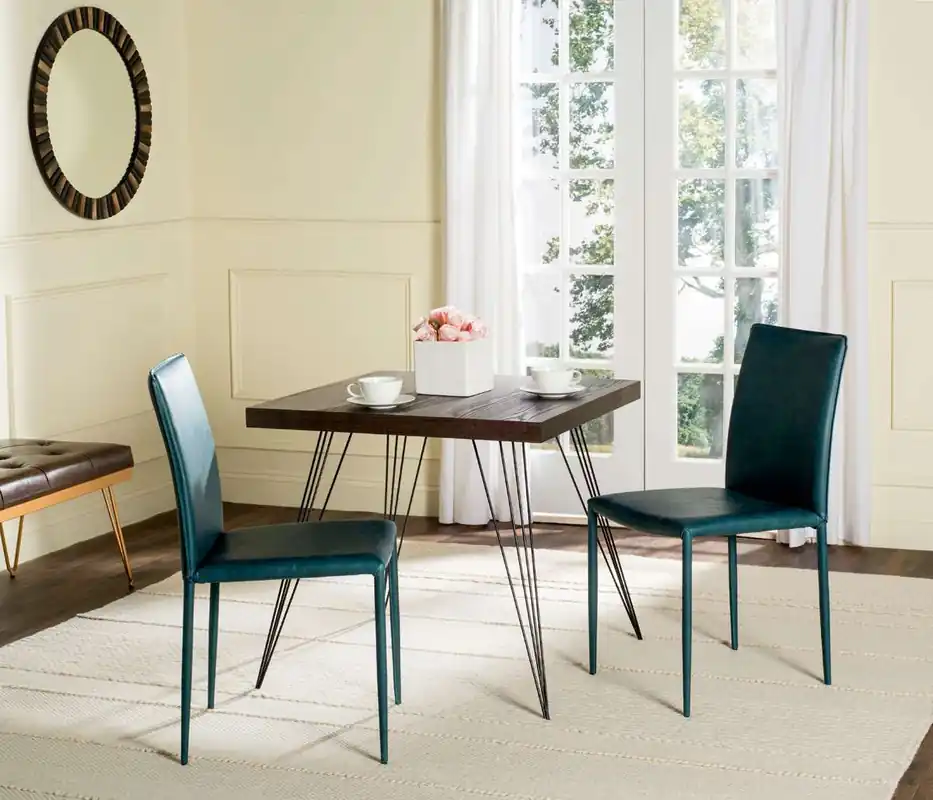 Low Price Safavieh Karna 19''H Dining Chair Set Of 2 - Antique Teal