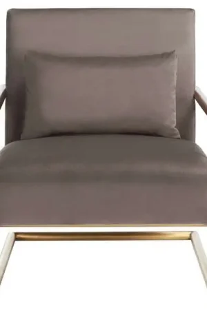 Authentic Safavieh Konomi Arm Chair - Dark Taupe