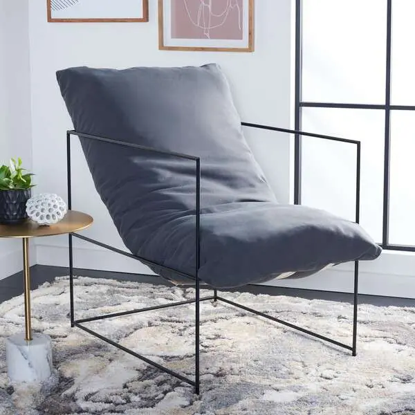 Fan Favorite Safavieh Portland Pillow Top Accent Chair - Gray