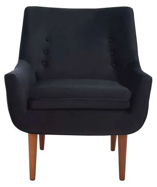 Safavieh Amina Accent Chair - Black Low Price