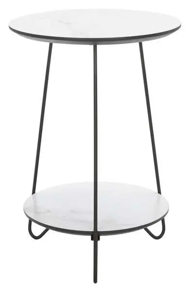 Warranty Included Safavieh Avaline Round Side Table - White