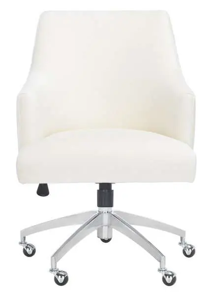 Cheap Safavieh Kaisley Puckered Office Chair - Cream