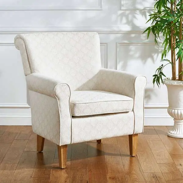 Safavieh Hazina Club Chair - Beige Flower One Day Deal