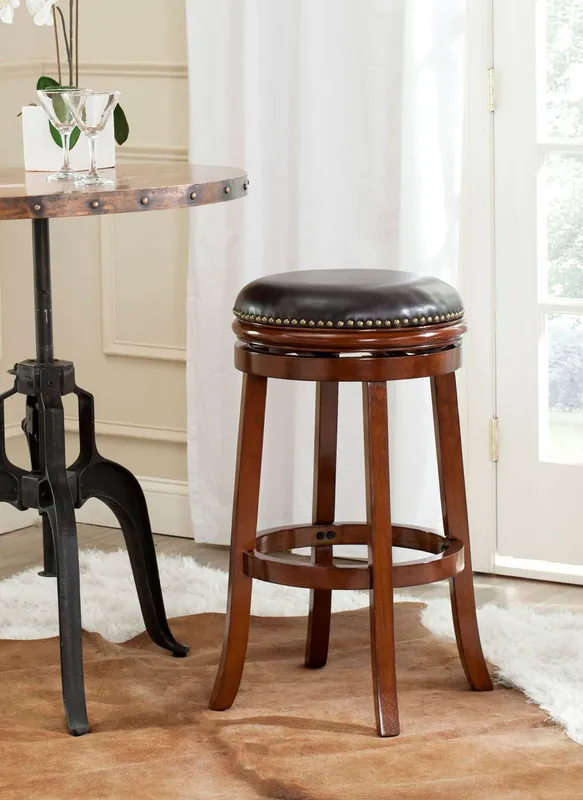 Fan Favorite Safavieh Biagio Swivel Bar Stool - Walnut