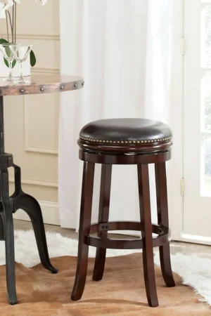 Worldwide Shipping Safavieh Biagio Swivel Bar Stool - Sierra