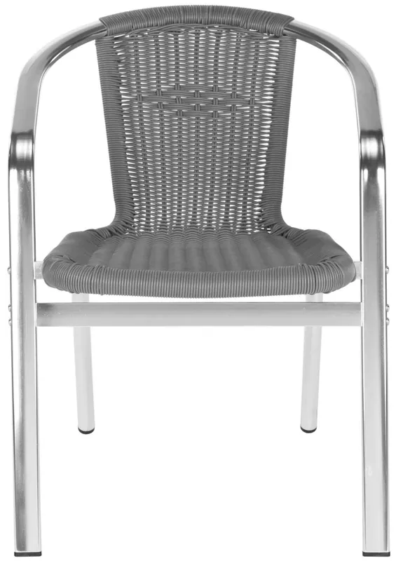 Safavieh Wrangell Indoor-Outdoor Stacking Armchair Set Of 2 - Gray New Arrival
